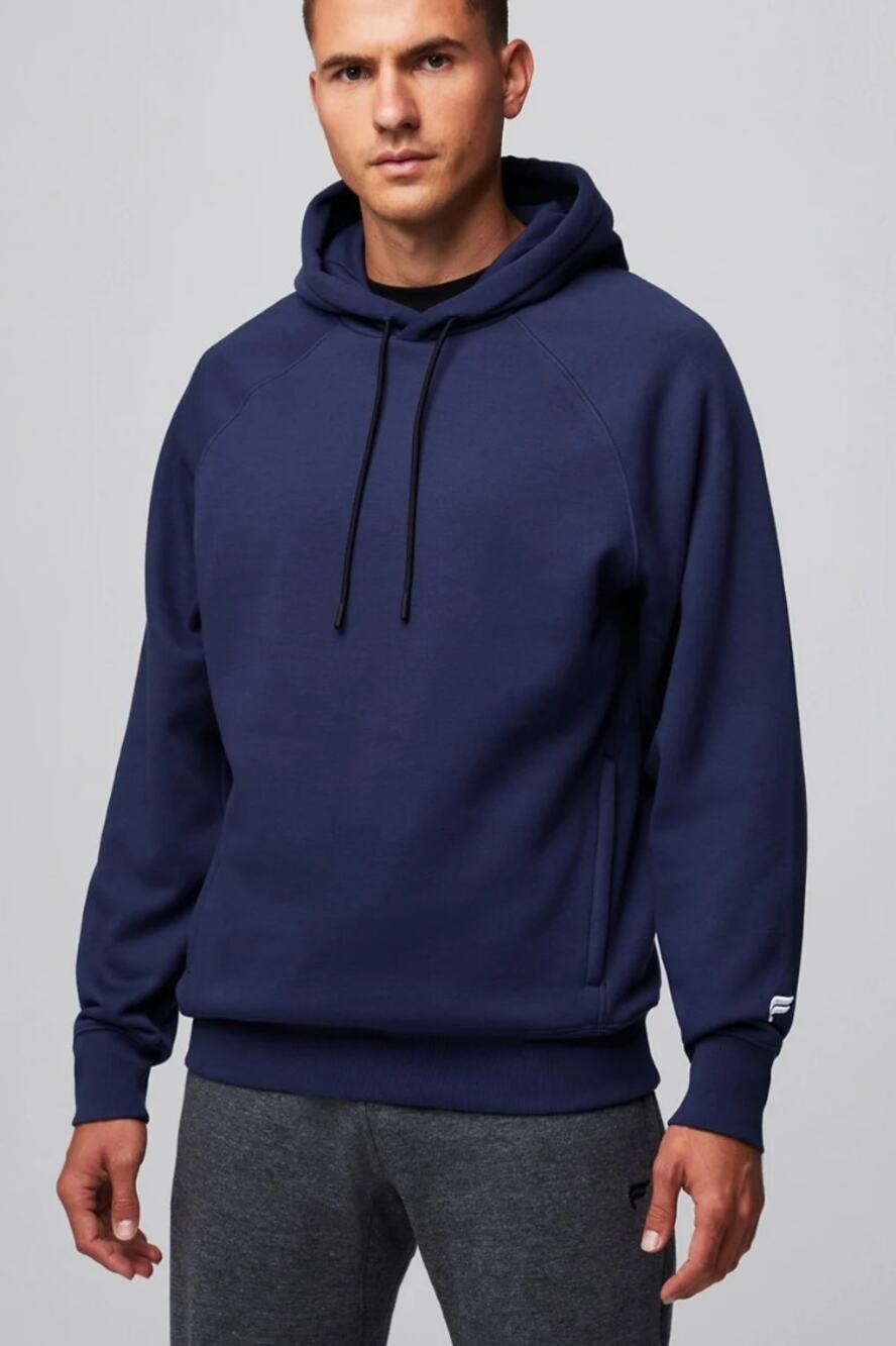 Fabletics The Go To Hoodie Pullover Mens Size Medium Deep Navy Blue New